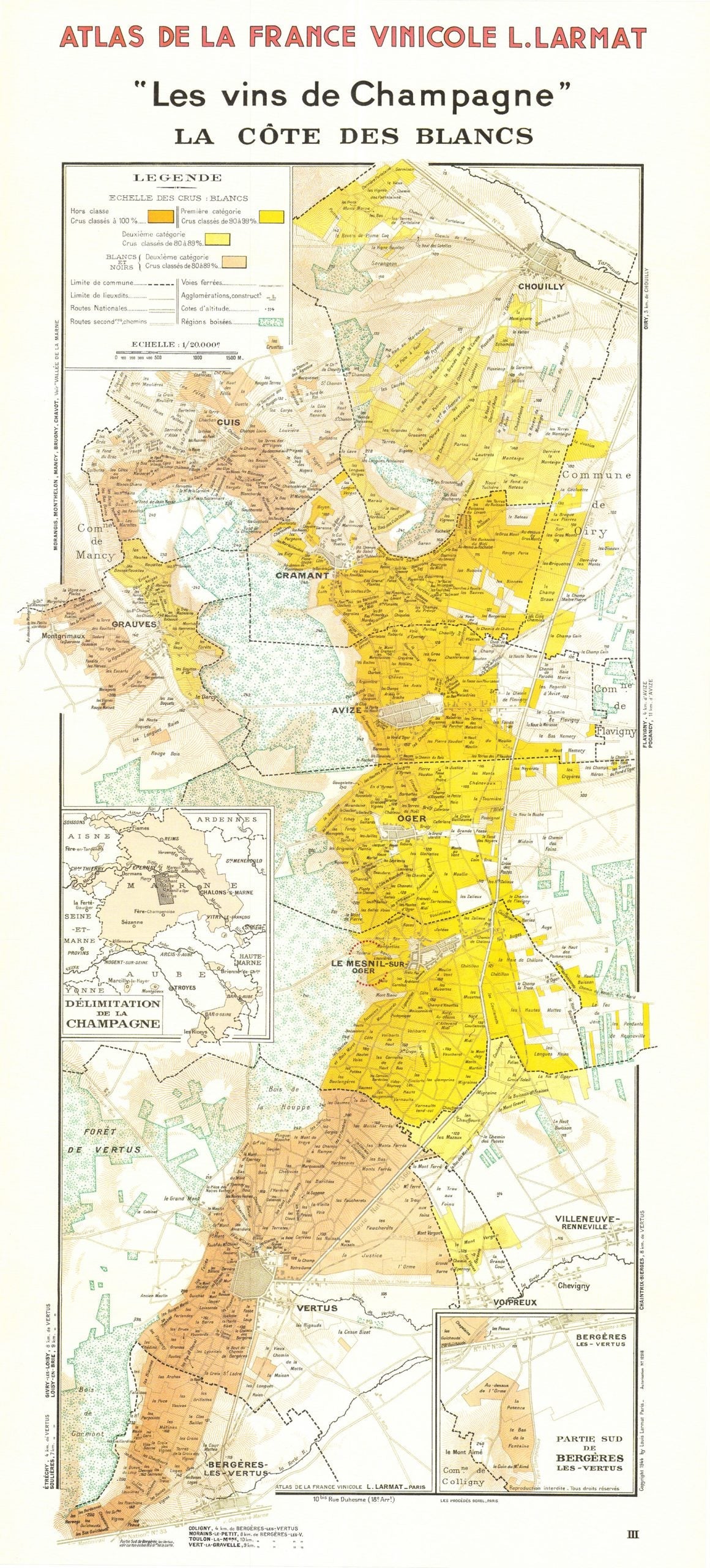 Atlas Champagne Larmat - La Côte des Blancs