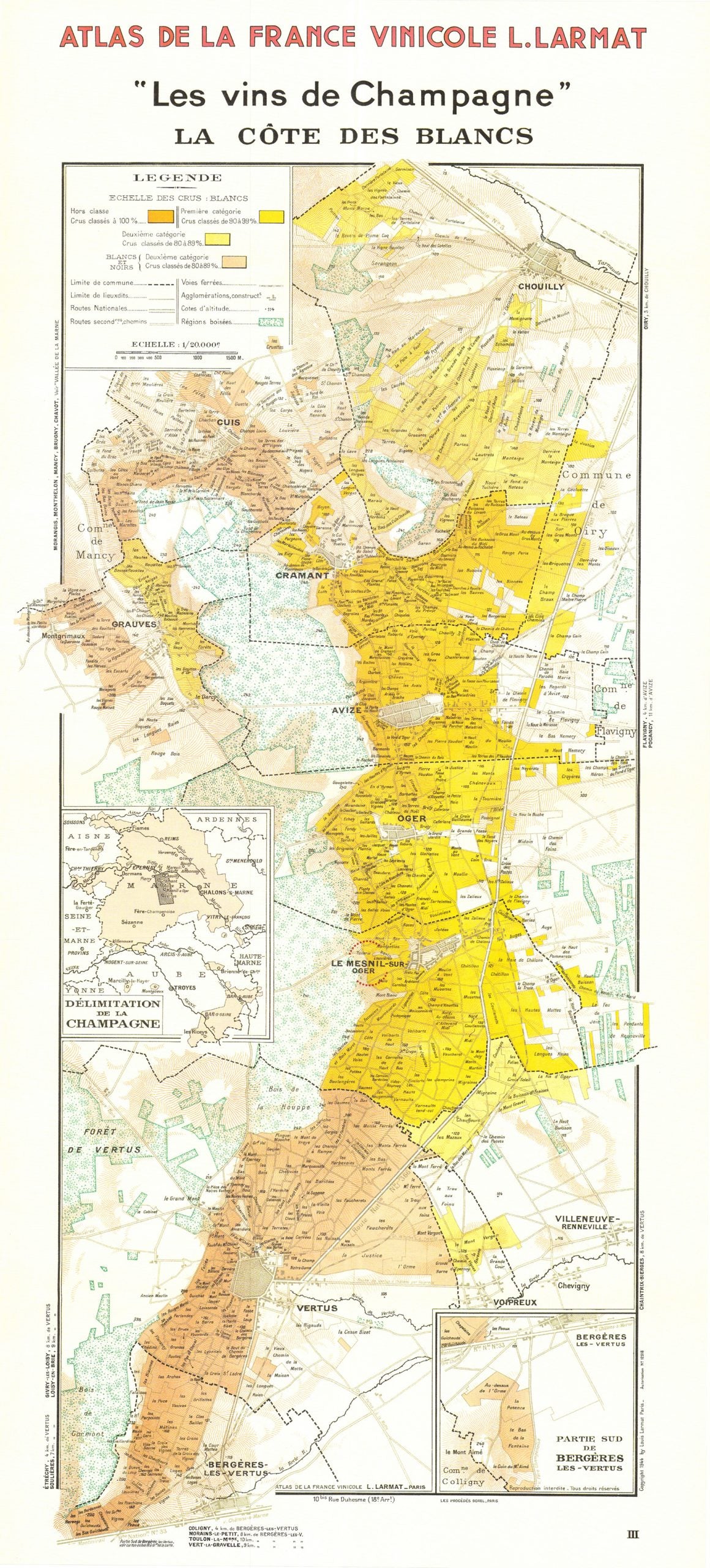 Atlas Champagne Larmat - La Côte des Blancs