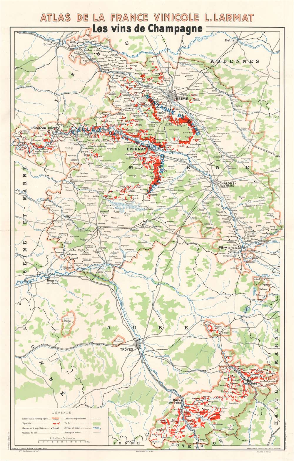 Atlas Vins de Champagne Larmat