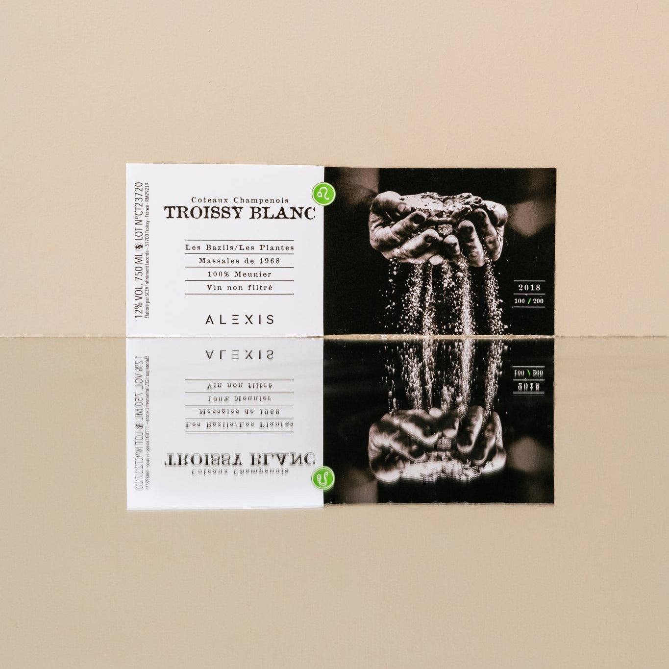 Champagne A. Leconte - Troissy Blanc Étiquette