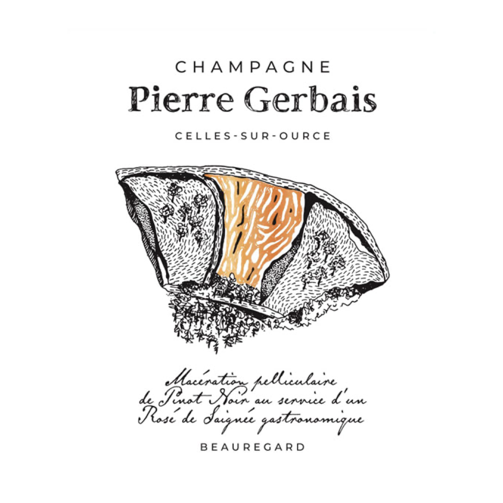 Champagne Pierre Gerbais - Beauregard - Pinot Noir Rosé de Saignée gastronomique