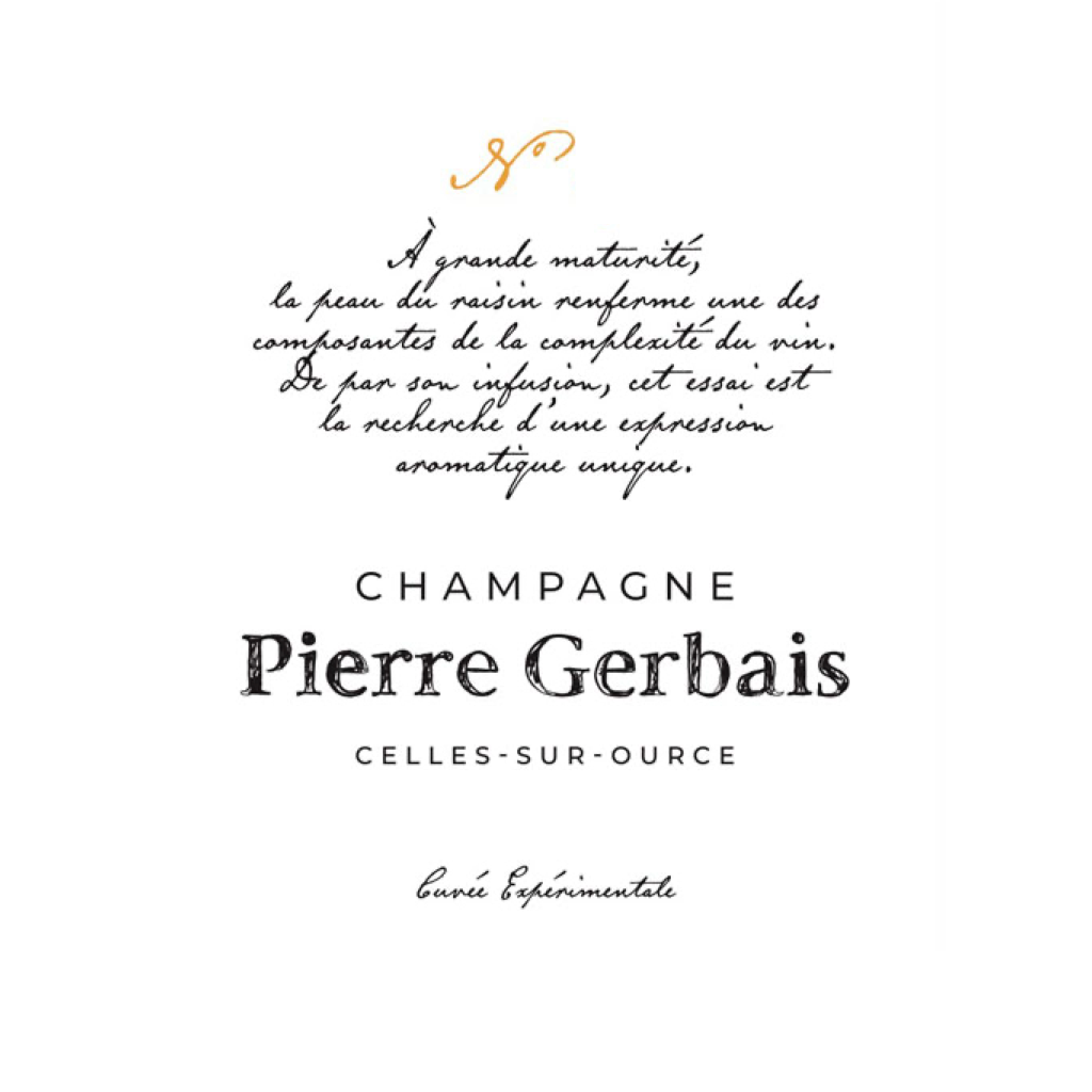 Champagne Pierre Gerbais - Cuvée Expérimentale