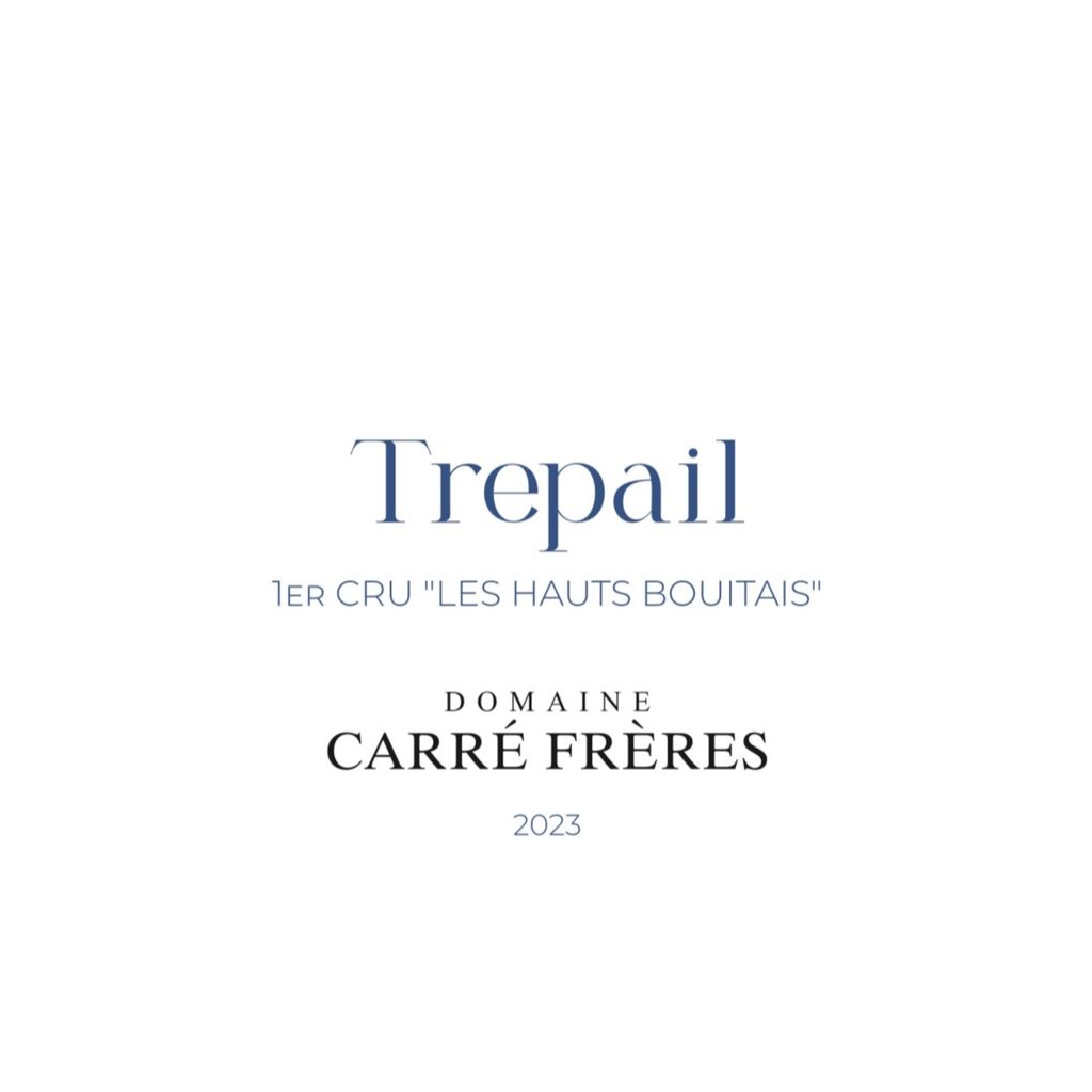 Domaine Carré Frères - Trepail 1er Cru "Les Hauts Bouitais" - Coteaux Champenois - 2023